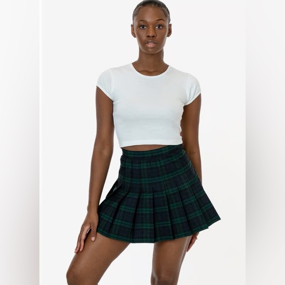 BAGATELLE Collection Pleated Plaid Skirt